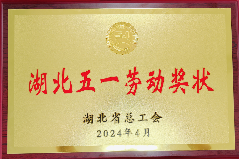 湖北五一劳动奖状